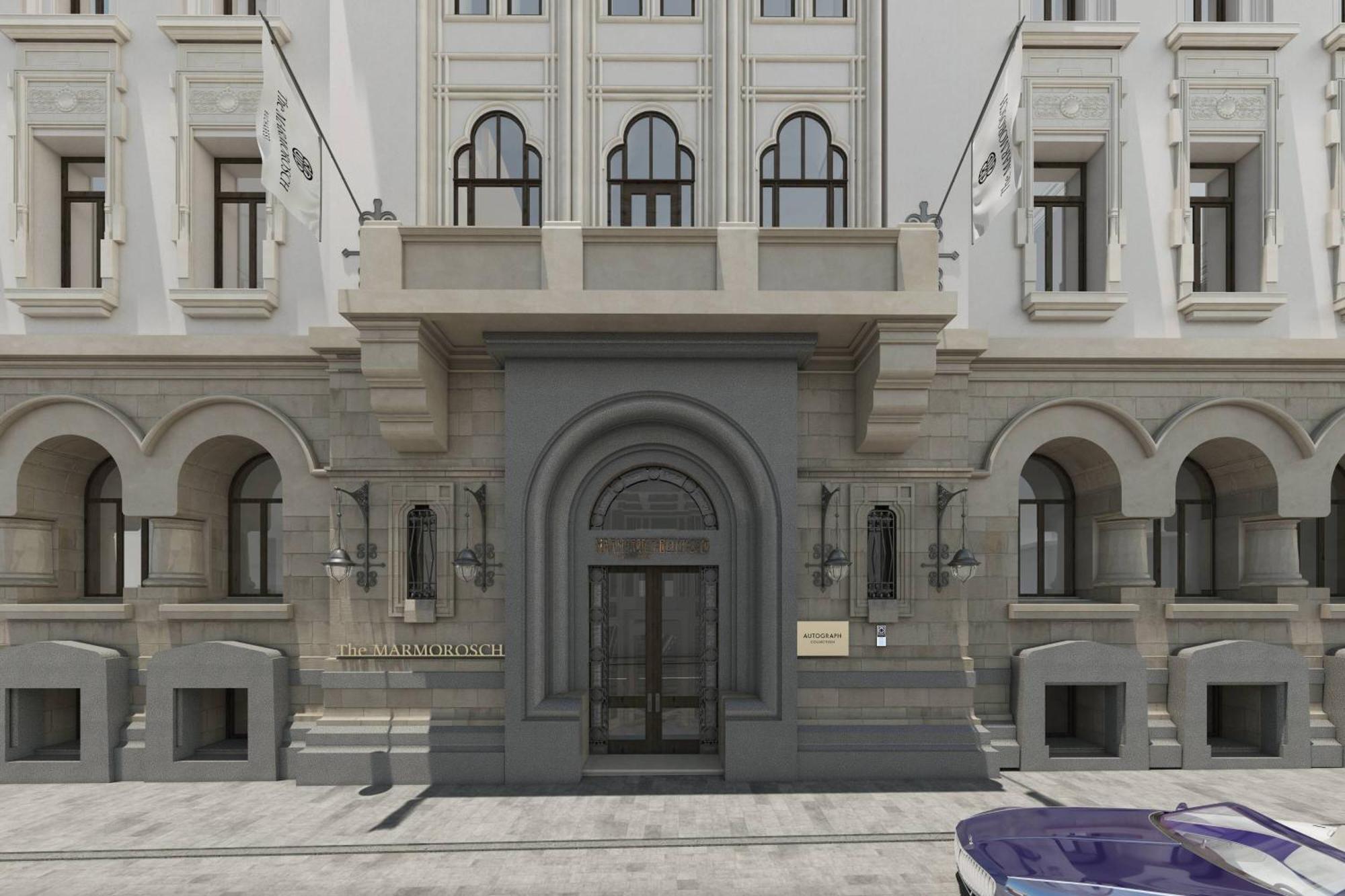 فندق The Marmorosch Bucharest, Autograph Collection المظهر الخارجي الصورة The entrance of the museum