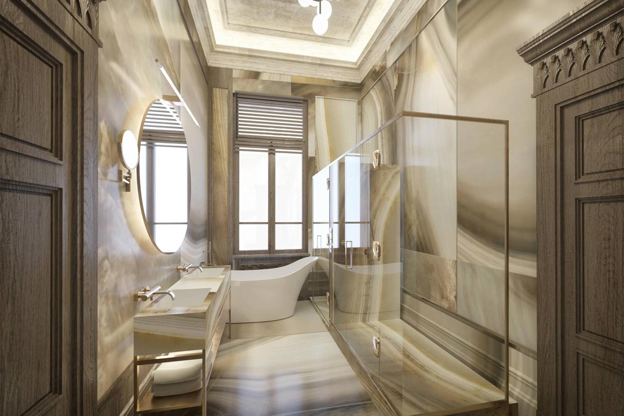 فندق The Marmorosch Bucharest, Autograph Collection المظهر الخارجي الصورة Bathroom