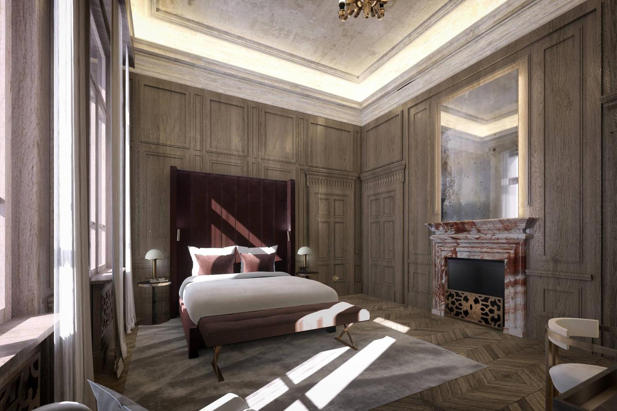 فندق The Marmorosch Bucharest, Autograph Collection المظهر الخارجي الصورة The bedroom of the 1906 suite