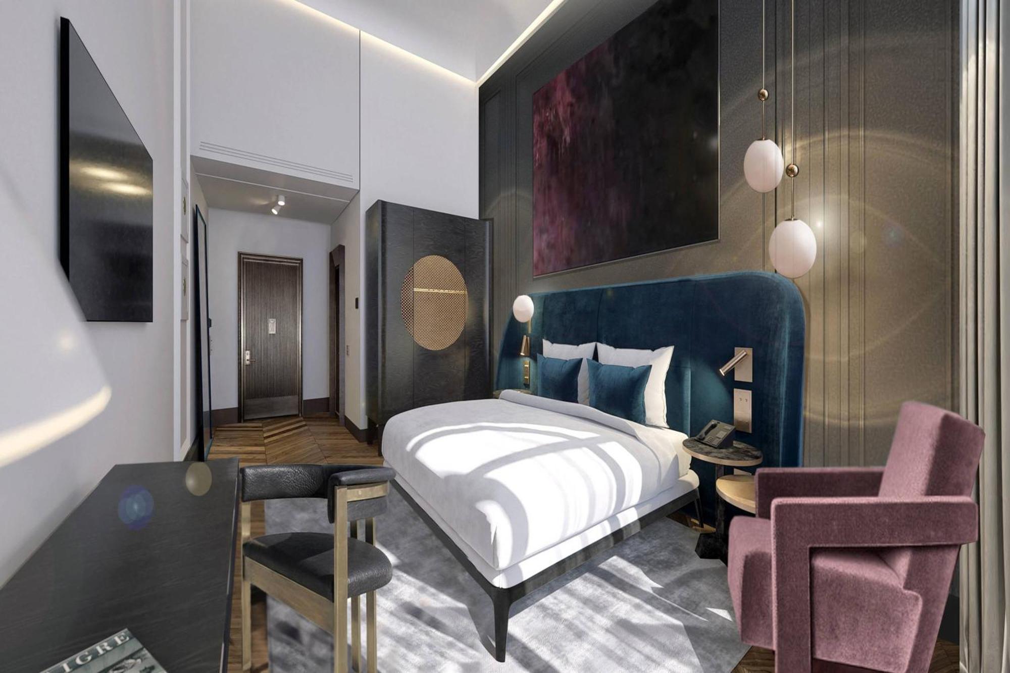 فندق The Marmorosch Bucharest, Autograph Collection المظهر الخارجي الصورة A room at the hotel